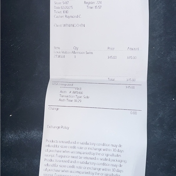 Louis Vuitton Blue Eau de Parfum - Picture 3 of 3